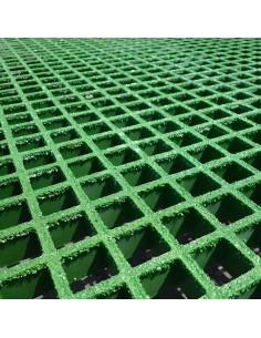 Comprar Tramex PRFV Verde Antideslizante | Rejilla Resistente y Ligera
